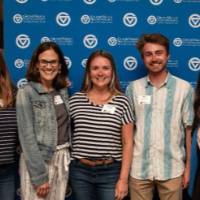 Group of teachers and teacher mentors at the GVSU Education Alumni Network teacher and mentor appreciation night